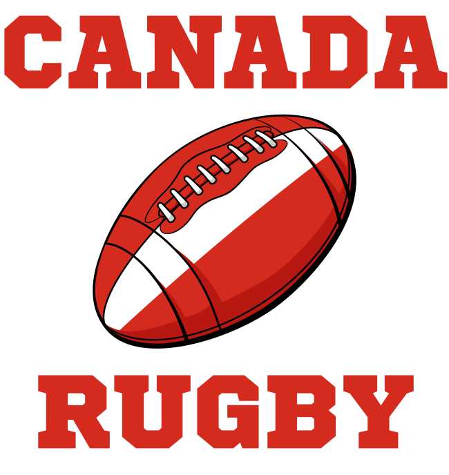 Canada Rugby Ball Hoody (White)